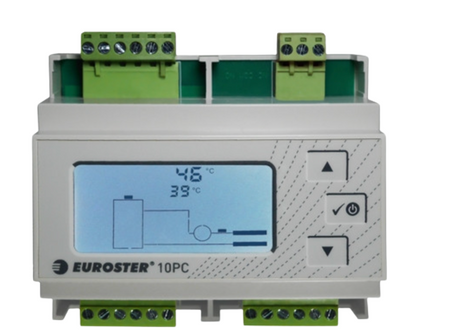 Euroster sterownik pompy c.o. z funkcją sterowania źródłem ciepła E10PC